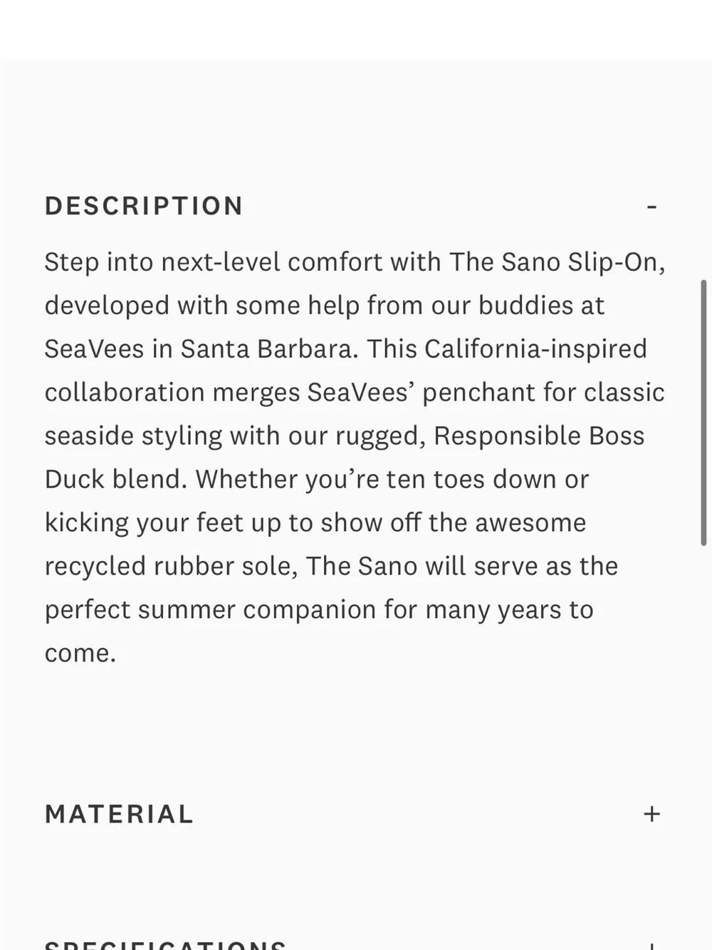 Taylor Stitch SeaVees men’s Sano Slip on Sneakers